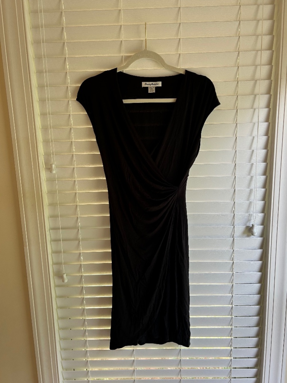 Tommy Bahama Midi Dress Size XS Black Viscose